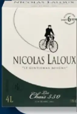 IGA WHITE OR RED WINE NICOLAS LALOUX offer