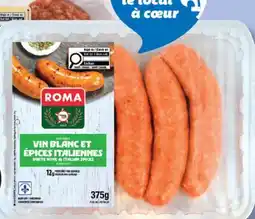 IGA ROMA FRESH ITALIAN SAUSAGES offer