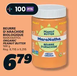 IGA MARANATHA ORGANIC PEANUT BUTTER offer