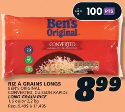 IGA BEN'S ORIGINAL LONG GRAIN RICE offer