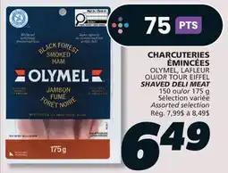 IGA OLYMEL,SHAVED DELI MEAT offer