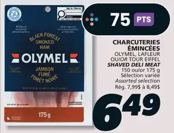 IGA OLYMEL,SHAVED DELI MEAT offer