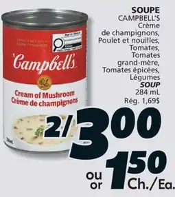 IGA CAMPBELL'S SOUP offer