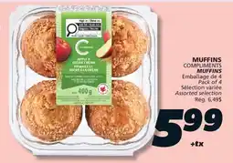 IGA COMPLIMENTS MUFFINS offer