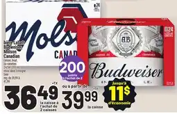 Metro BIÈRE LABATT BUDWEISER, MOLSON CANADIAN | BEER offer