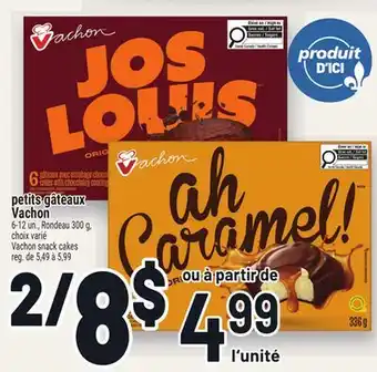 Metro PETITS GÂTEAUX VACHON | VACHON SNACK CAKES offer