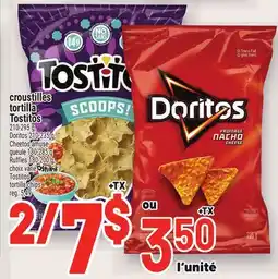 Metro CROUSTILLES TORTILLA TOSTITOS | TOSTITOS TORTILLA CHIPS offer