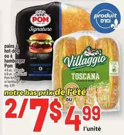 Metro PAINS À HOT‑DOG OU À HAMBURGER POM | POM HOT DOG OR HAMBURGER BUNS offer