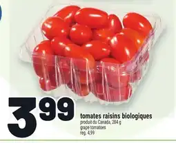 Metro TOMATES RAISINS BIOLOGIQUES | GRAPE TOMATOES offer