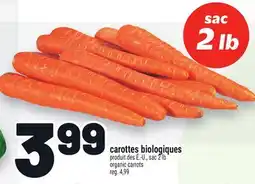 Metro CAROTTES BIOLOGIQUES | ORGANIC CARROTS offer