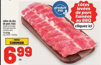 Metro CÔTES DE DOS DE PORC FRAIS | FRESH PORK BACK RIBS offer