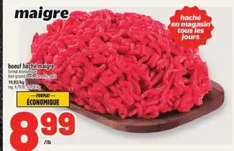 Metro BŒUF HACHÉ MAIGRE | LEAN GROUND BEEF, ECONOMIC PACK offer