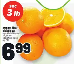 Metro ORANGES NAVEL BIOLOGIQUES | ORGANIC NAVEL ORANGES offer