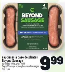 Metro SAUCISSES À BASE DE PLANTES BEYOND SAUSAGE | BEYOND SAUSAGE FROZEN PLANT-BASED SAUSAGES offer