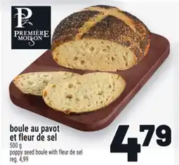 Metro BOULE AU PAVOT ET FLEUR DE SEL | POPPY SEED BOULE WITH FLEUR DE SEL offer