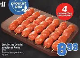 Metro BROCHETTES DE MINI SAUCISSES ROMA |ROMA MINI SAUSAGES SKEWERS offer