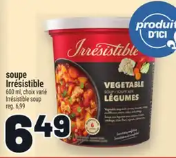 Metro IRRESISTIBLE SOUP | IRRÉSISTIBLE SOUP offer
