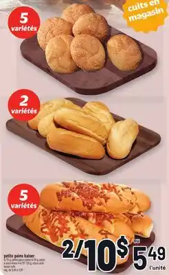 Metro PETITS PAINS KAISER | KAISER ROLLS offer