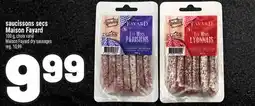Metro SAUCISSONS SECS MAISON FAYARD | MAISON FAYARD DRY SAUSAGES offer