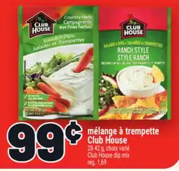 Metro MÉLANGE À TREMPETTE CLUB HOUSE | CLUB HOUSE DIP MIX offer