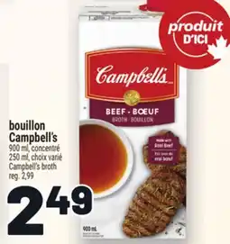 Metro BOUILLON CAMPBELL'S | CAMPBELL'S BROTH offer