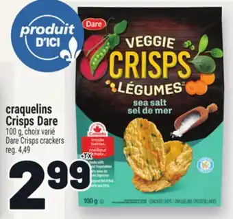 Metro CRAQUELINS CRISPS DARE | DARE CRISPS CRACKERS offer