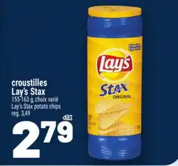 Metro CROUSTILLES LAY'S STAX | LAY'S STAX POTATO CHIPS offer