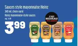 Metro SAUCES STYLE MAYONNAISE HEINZ | HEINZ MAYONNAISE-STYLE SAUCES offer