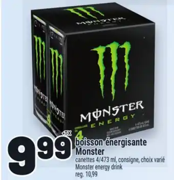 Metro BOISSON ÉNERGISANTE MONSTER | MONSTER ENERGY DRINK offer