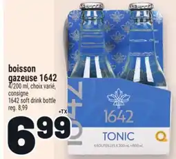 Metro BOISSON GAZEUSE 1642 | 1642 SOFT DRINK BOTTLE offer