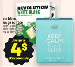 Metro VIN BLANC, ROUGE OU ROSÉ | WHITE, RED OR ROSÉ WINE offer