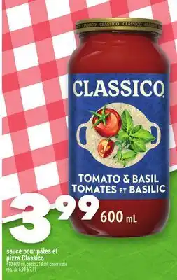 Marche Ami saucé pour pâtes et pizza Classico offer