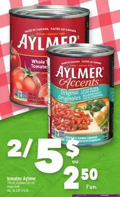 Marche Ami tomates Aylmer offer