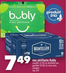 Marche Ami eau pétillante Bubly offer