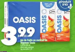 Marche Ami jus de fruits ou cocktail de Légumes Oasis offer
