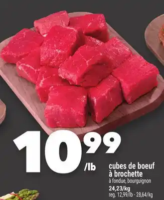 Marche Ami cubes de boeuf à brochette offer