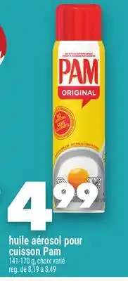 Marche Ami huile aérosol pour cuison Pam offer