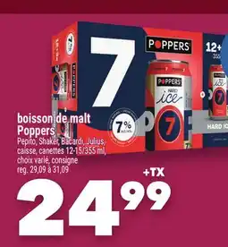 Marche Ami boisson de malt Poppers offer