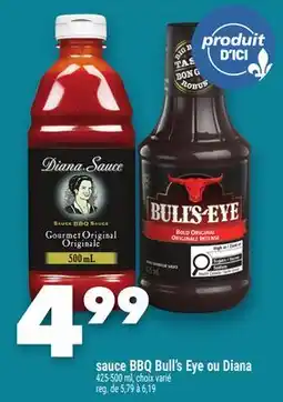 Marche Ami sauce BBQ Bull'sEye ou Diana offer