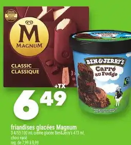 Marche Ami friandises glacées Magnum offer