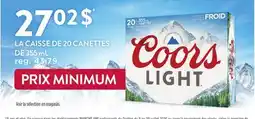 Marche Ami Coors Light offer