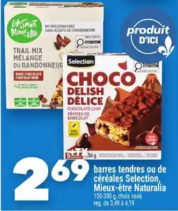 Marche Ami barres tendres ou de céréales Selection, Mieux‑être Naturalia offer