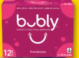 Familiprix BUBLY, Sparkling water offer