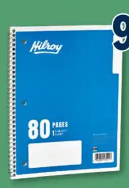 Familiprix HILROY, 1 Subject notebook, 80 pages offer