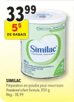 Familiprix SIMILAC, Powdered infant formula offer