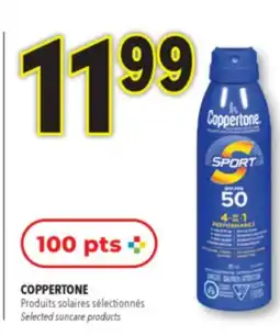 Familiprix COPPERTONE, Selected suncare products offer