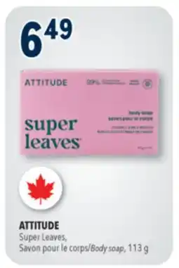 Familiprix ATTITUDE, Super Leaves, Body soap offer
