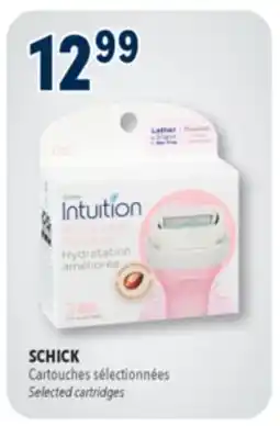 Familiprix SCHICK, Selected cartridges offer