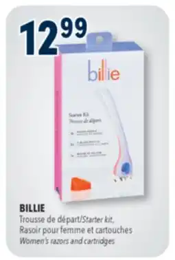 Familiprix BILLIE, Starter kit, Women's razors and cartridges offer