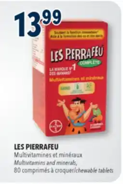 Familiprix Les Pierrafeu Flintstones Complete multivitamins & minerals chewable tablets 80un offer